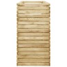 Lit surélevé 100x50x100 cm Bois de pin imprégné 537996537996