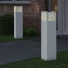 Lumière de chemin LED solaire 2 pcs Blanc Acier laminé à froid 537998537998