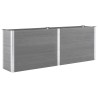 Lit surélevé de jardin 250x50x91 cm WPC Gris 537999537999