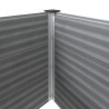 Lit surélevé de jardin 250x50x91 cm WPC Gris 537999537999
