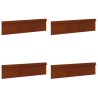 Clôtures anti-limaces 8 pcs Rouillé 538002538002