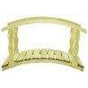 Pont de jardin avec balustrade 170x74x105 cm Pin imprégné 538007538007