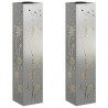 Lumière de chemin LED solaire 2 pcs Rouillé Galvanisé 538009538009