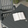 Table de jardin Anthracite 80x75x72 cm Plastique 538010538010