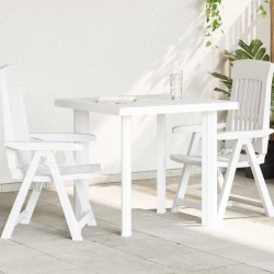 Table de jardin Blanc 80x75x72 cm Plastique 538011538011