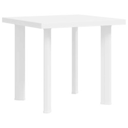 Table de jardin Blanc 80x75x72 cm Plastique 538011538011