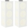 Lumière de chemin LED solaire 2 pcs Blanc Acier laminé à froid 538013538013