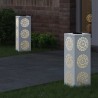 Lumière de chemin LED solaire 2 pcs Blanc Acier laminé à froid 538013538013