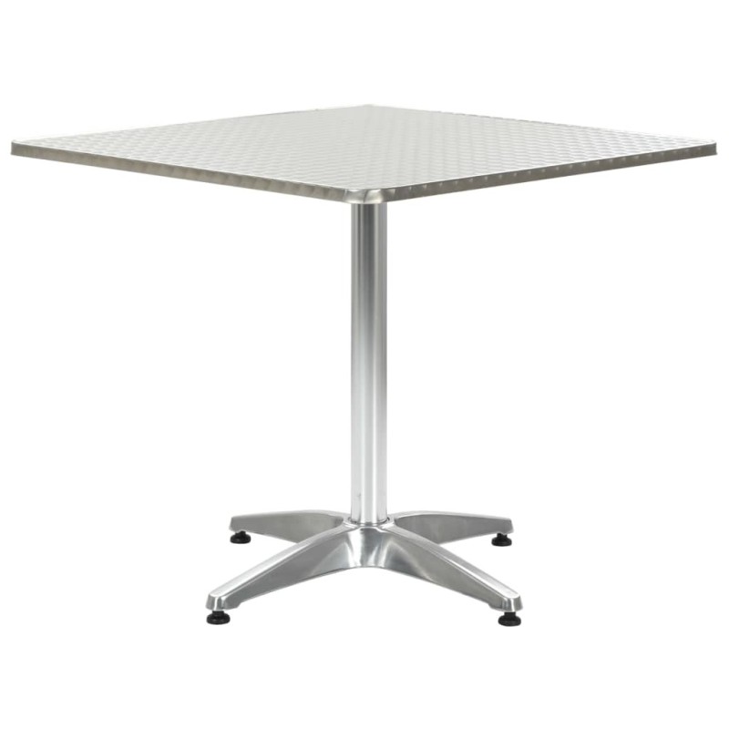 Table de jardin Argenté 80x80x70 cm Aluminium 538016538016