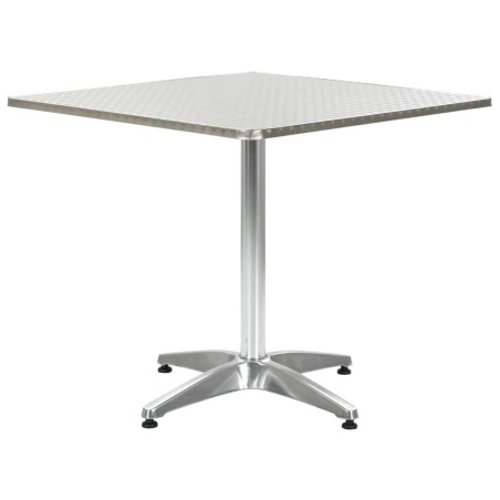Table de jardin Argenté 80x80x70 cm Aluminium 538016538016