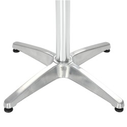 Table de jardin Argenté 80x80x70 cm Aluminium 538016538016