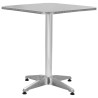 Table de jardin Argenté 60x60x70 cm Aluminium 538017538017