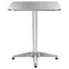 Table de jardin Argenté 60x60x70 cm Aluminium 538017538017