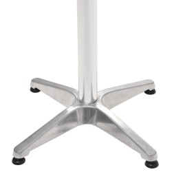 Table de jardin Argenté 60x60x70 cm Aluminium 538017538017
