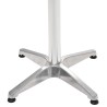 Table de jardin Argenté 60x60x70 cm Aluminium 538017538017