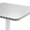 Table de jardin Argenté 60x60x70 cm Aluminium 538017538017