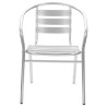 Chaises empilables d'extérieur lot de 4 Aluminium 538018538018
