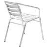 Chaises empilables d'extérieur lot de 4 Aluminium 538018538018