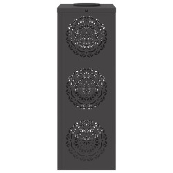 Lumière de chemin LED solaire 2 pcs Noir Acier laminé à froid 538024538024