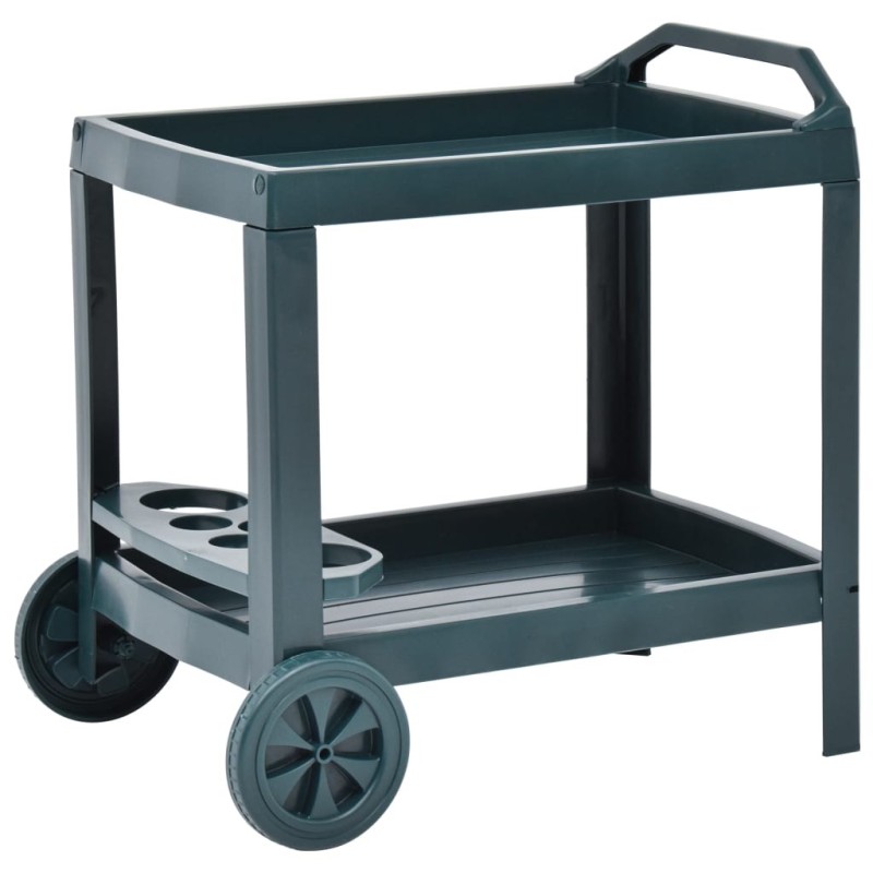 Chariot à boissons Vert 69x53x72 cm Plastique 538026538026