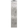 Lumière de chemin LED solaire 2 pcs Argenté Acier inoxydable 538028538028