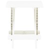 Table pliable de jardin blanc 45x43x50 cm plastique  538030538030