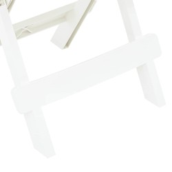 Table pliable de jardin blanc 45x43x50 cm plastique  538030538030
