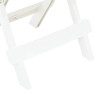 Table pliable de jardin blanc 45x43x50 cm plastique  538030538030