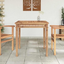 Table à dîner de jardin 80x80x80 cm Bois de teck solide 538038538038