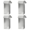 Clôtures anti-limaces 20 pcs Argent Acier galvanisé 538041538041