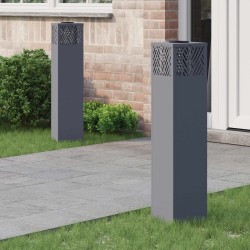 Lumière de chemin LED solaire 2 pcs Anthracite 538046538046