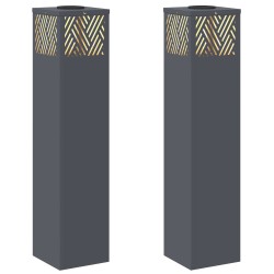 Lumière de chemin LED solaire 2 pcs Anthracite 538046538046