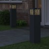 Lumière de chemin LED solaire 2 pcs Anthracite 538046538046