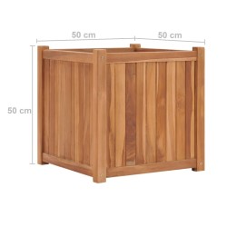 Lit surélevé 50x50x50 cm Bois de teck solide 538048538048