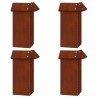 Clôtures anti-limaces 12 pcs Rouillé 538055538055