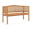 Banc de jardin 150 cm Bois de teck solide 538056538056
