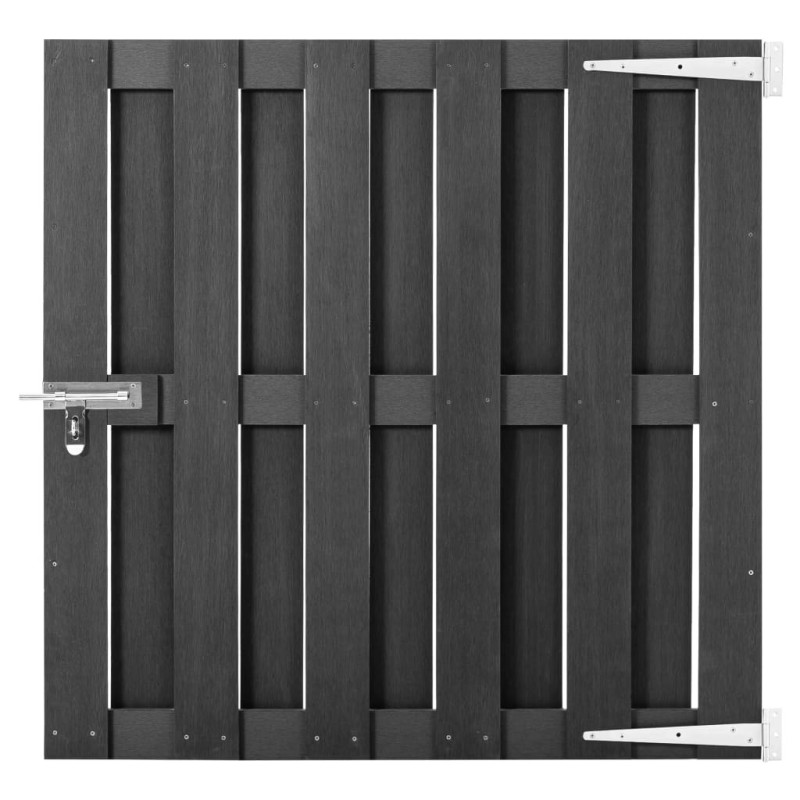 Portillon WPC 100x100 cm Gris 538062538062
