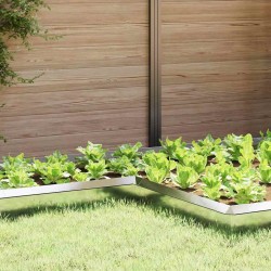 Clôture à escargots 4 pcs Argent 10 x 10 x 25 cm 538065538065