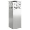 Lumière de chemin LED solaire 2 pcs Argenté Galvanisé 538067538067
