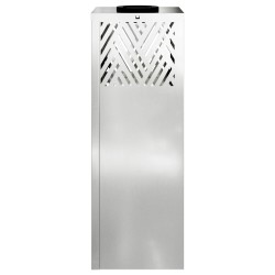 Lumière de chemin LED solaire 2 pcs Argenté Galvanisé 538067538067