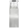 Lumière de chemin LED solaire 2 pcs Argenté Galvanisé 538067538067