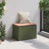 Banc de jardin Vert olive 60 x 40 x 43 cm Acier 538070538070