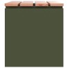Banc de jardin Vert olive 60 x 40 x 43 cm Acier 538070538070
