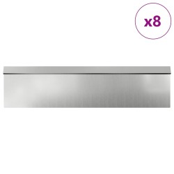 Clôtures anti-limaces 12 pcs Argent Acier galvanisé 538072538072