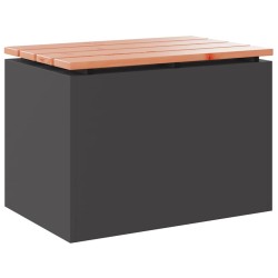 Banc de jardin Noir 60 x 40 x 43 cm 538073538073