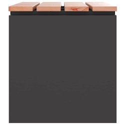 Banc de jardin Noir 60 x 40 x 43 cm 538073538073