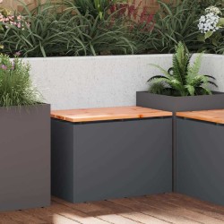 Banc de jardin Anthracite 60 x 40 x 43 cm Acier 538074538074