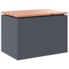 Banc de jardin Anthracite 60 x 40 x 43 cm Acier 538074538074