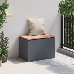 Banc de jardin Anthracite 60 x 40 x 43 cm Acier 538074538074