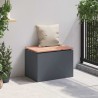 Banc de jardin Anthracite 60 x 40 x 43 cm Acier 538074538074